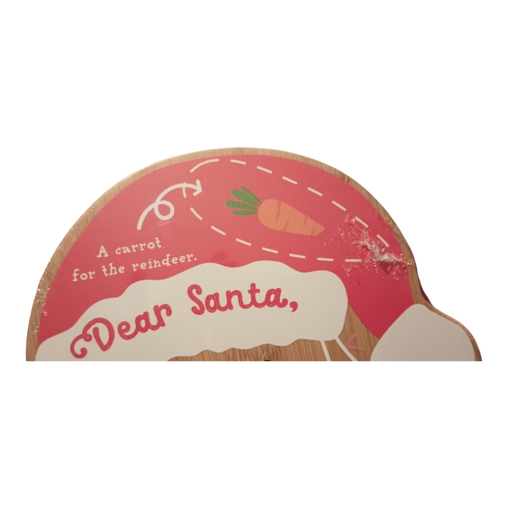 Wooden Santa Board NWT - Picture 4 of 7